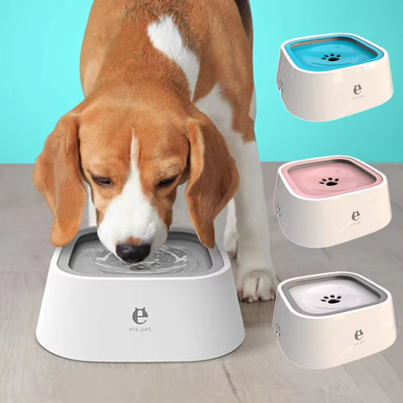 CleanSip Dog Water Bowl - Spill-Proof Floating Design for Dogs & Cats, Non-Wetting & Anti-Overfill