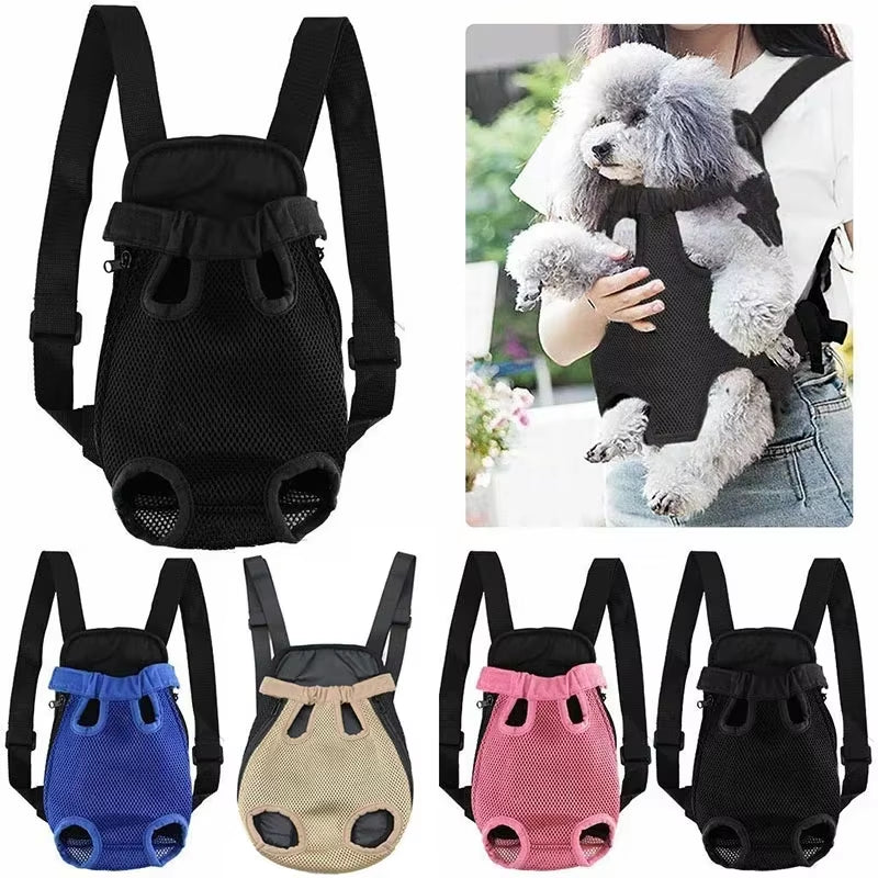 Camouflage Pet Carrier Backpack - Breathable Mesh Shoulder Bag for Small Dogs & Cats